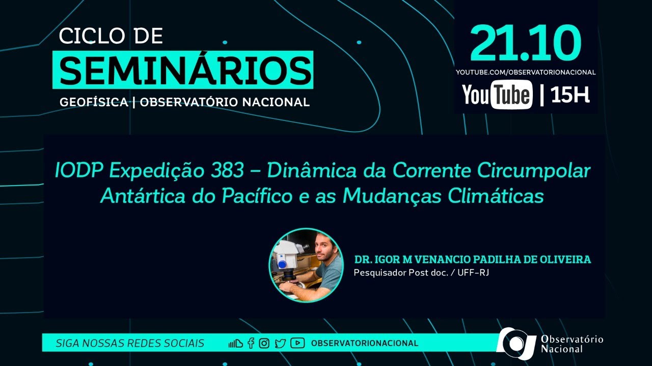 IODP Expedição 383 - Dinâmica da Corrente Circumpolar Antártica do Pacífico e as Mudanças Climáticas