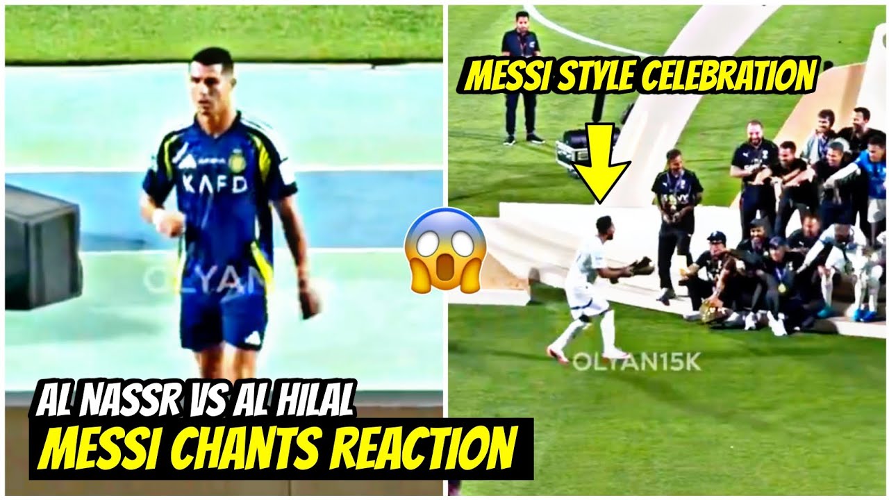 😱Ronaldo SHOCKING Reactions to Messi Chants as Al-Hilal Celebrates Saudi Super Cup Win
