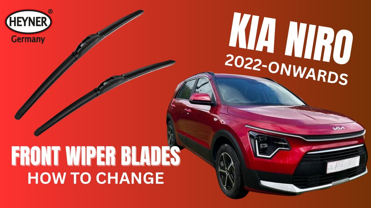 How To Change Front Wiper Blades On Kia Niro 2022-onwards Windscreen Wipers Replacement Easy