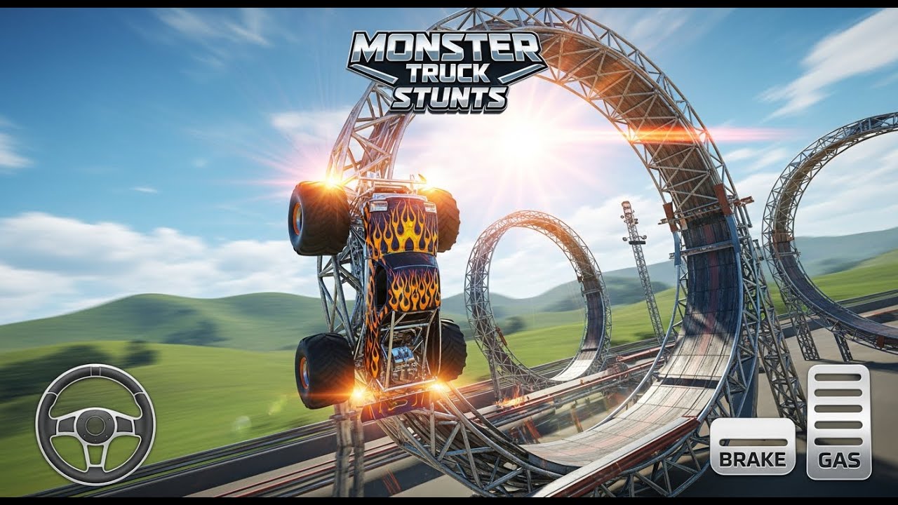 Monster Truck Stunt Racing: 99% Impossible! 🏎️ Android Gameplay #11