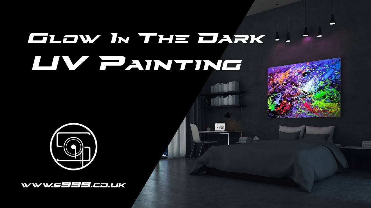Glow in the dark UV Painting. #s999art
