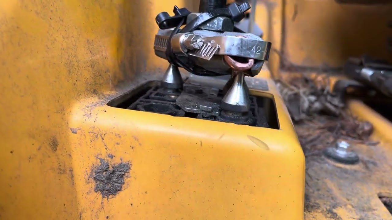 Yanmar tractor broken joystick repair diy