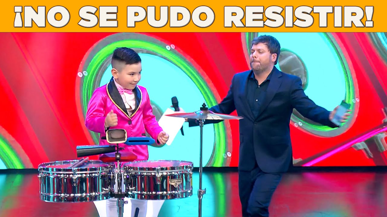 De los timbales al baile: Valentín, el timbalero que hizo bailar a Guido Kaczka en vivo