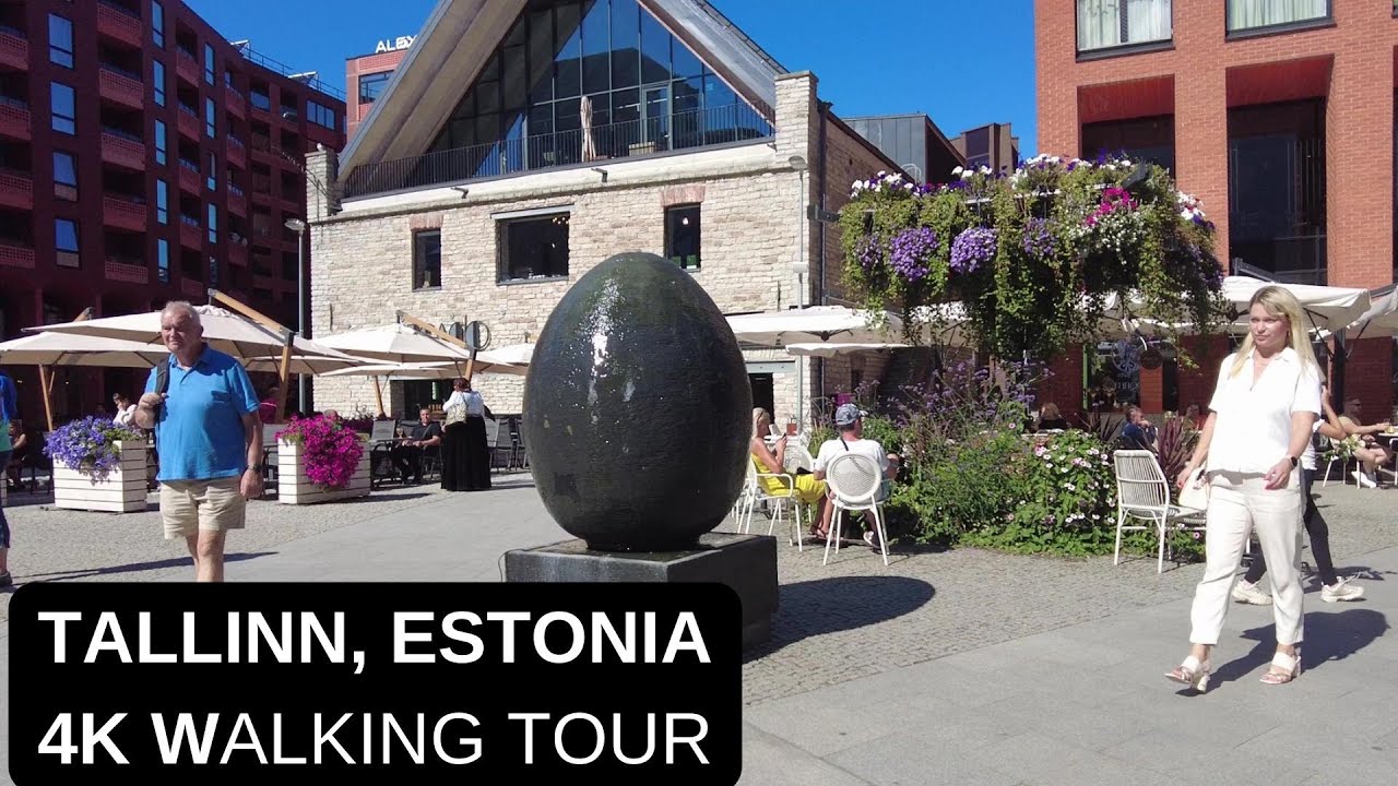 City walks series - Tallinn, Estonia (4K walking tour)