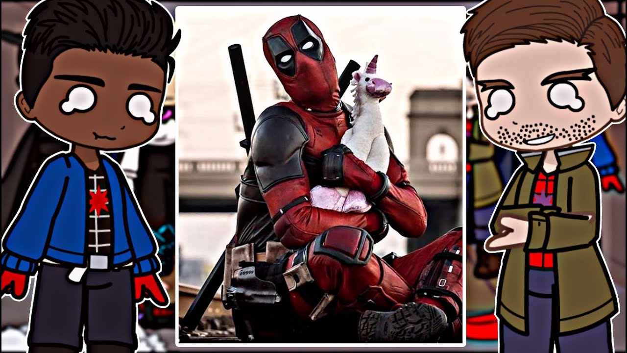 SpiderVerse React to Deadpool || Gacha React