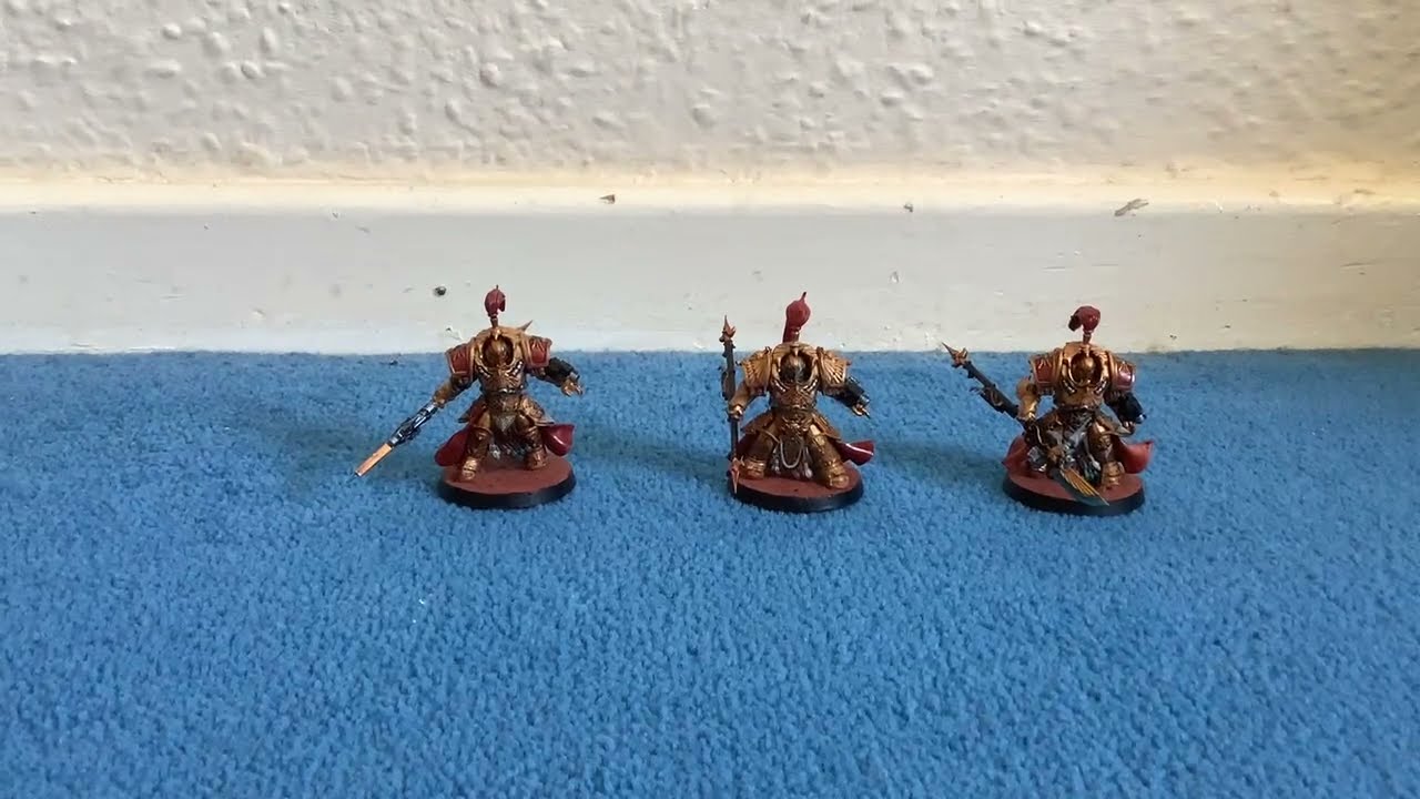 Warhammer 40k Adeptus Custodes Allarus Terminators showcase