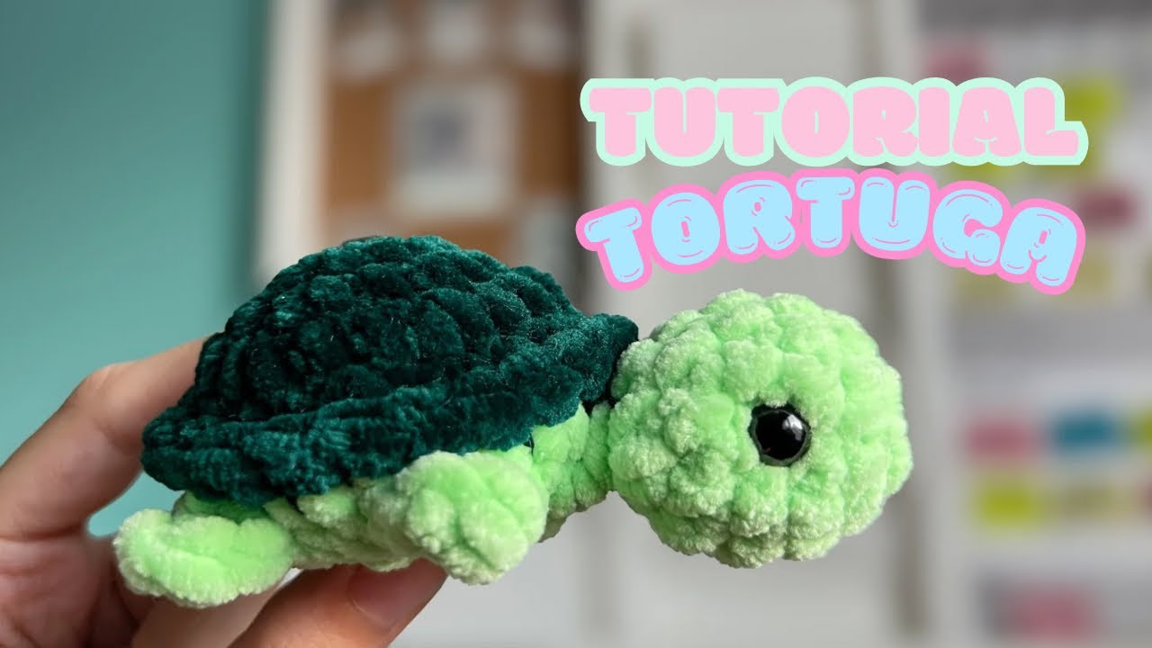 Cómo hacer una mini tortuga a crochet 🐢 Tutorial paso a paso