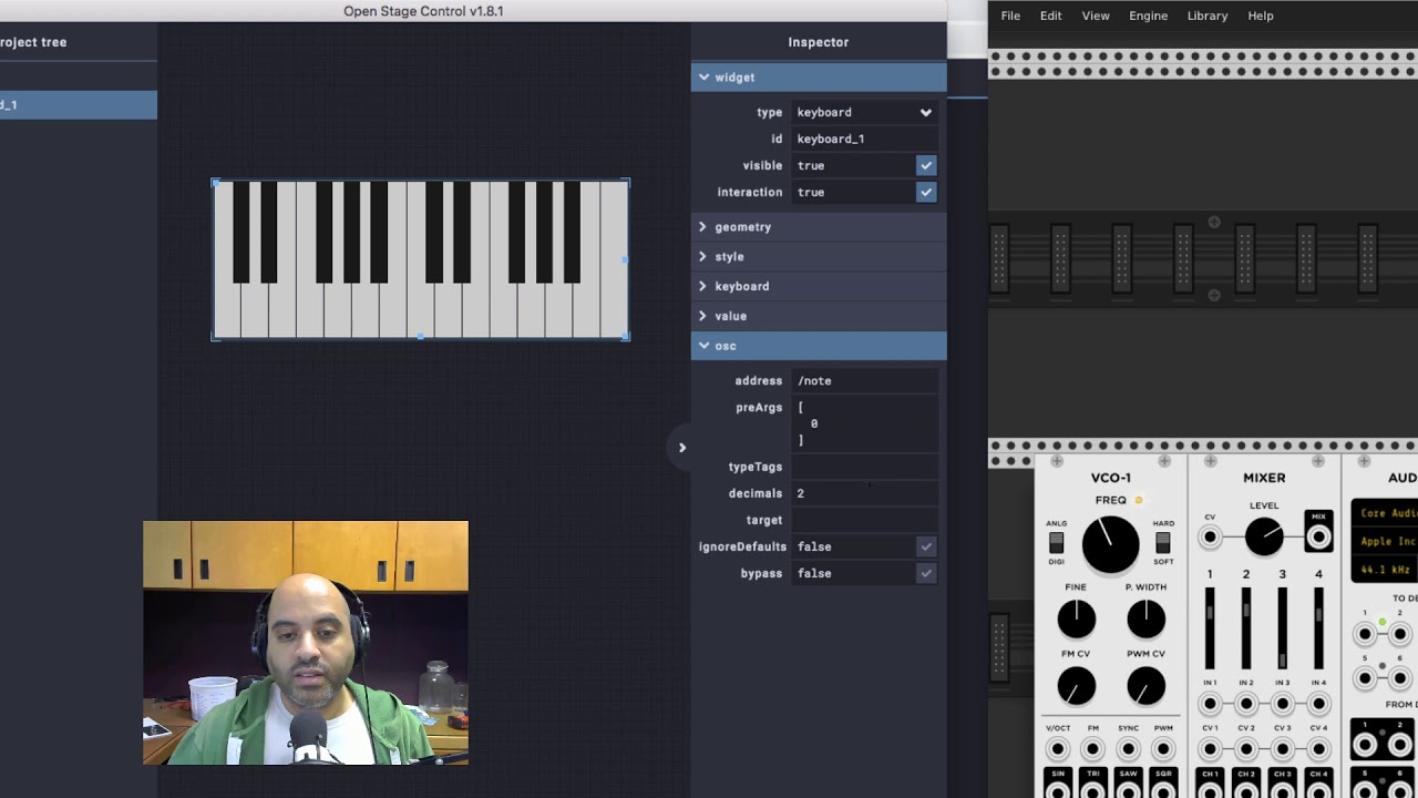 Using Open Stage Control with VCV Rack