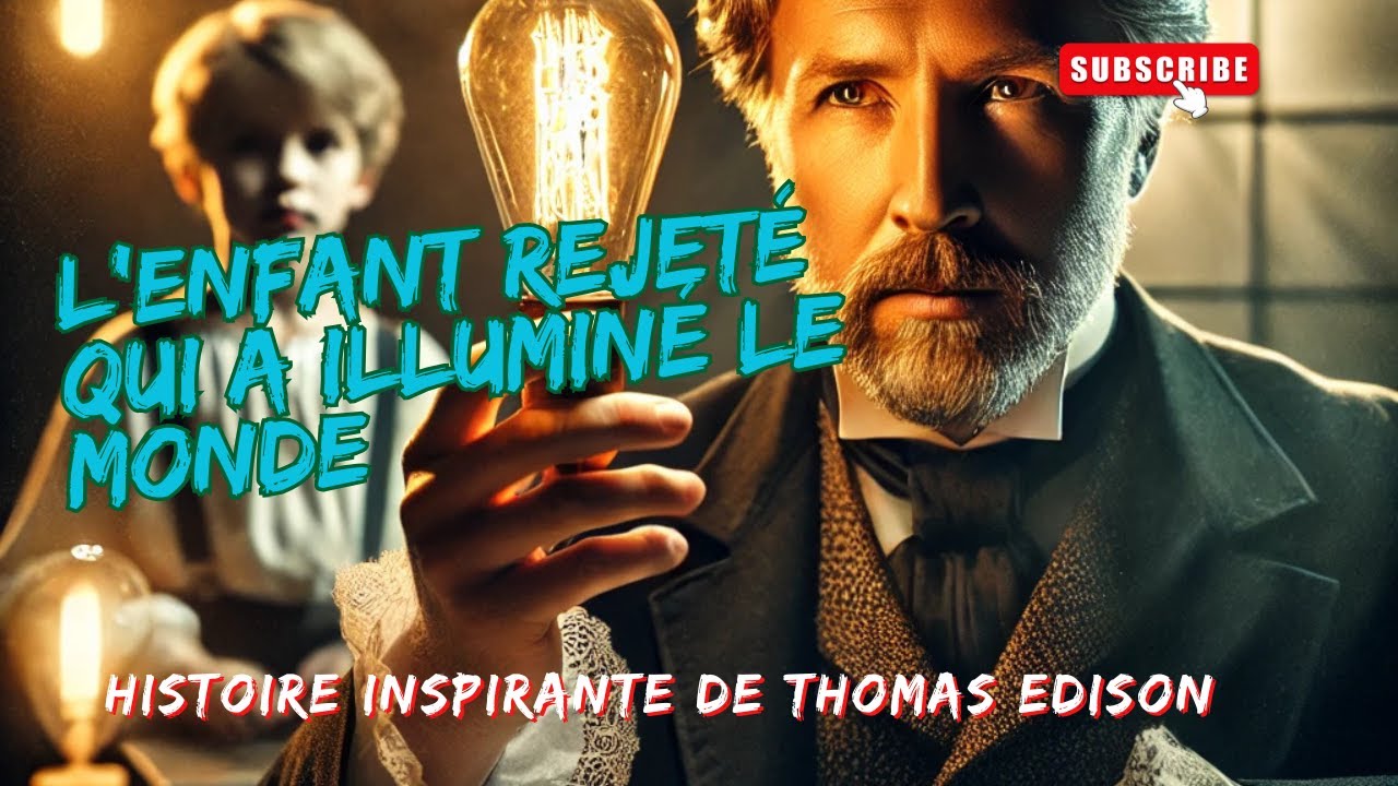 THOMAS EDISON : L' ENFANT REJETE QUI A ILLUMINE LE MONDE .