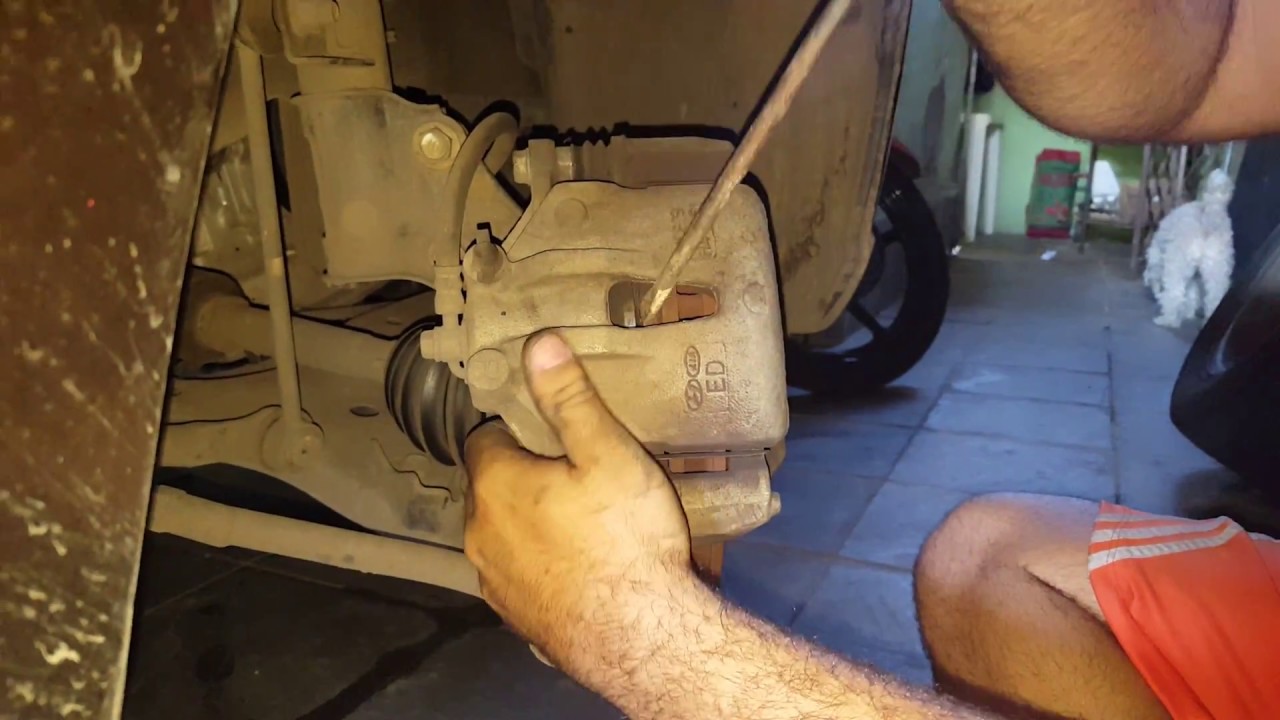troca de pastilha de freio KIA Cerato - faça você mesmo