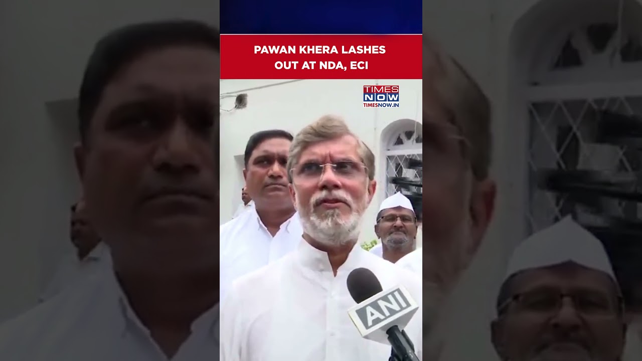 Congress' Pawan Khera Lashes Out At NDA, ECI | Watch #shorts