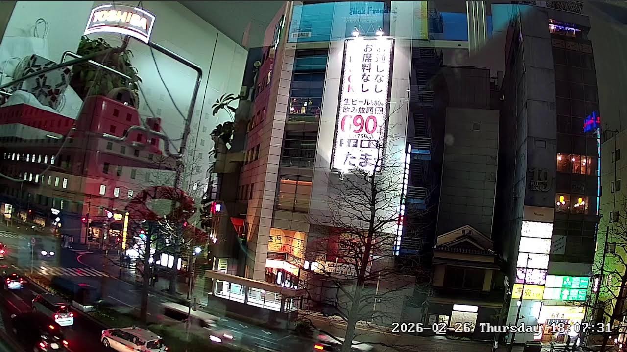 宮城県仙台市青葉区ライブカメラ。Miyagi　Sendai Live camera. World cam.