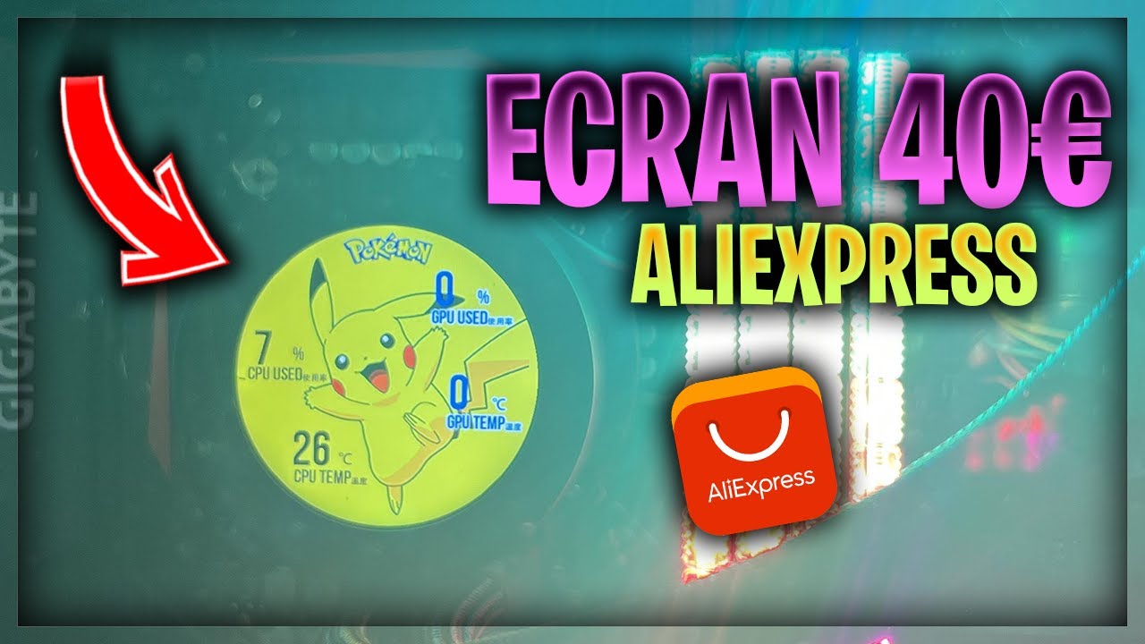 UN ECRAN POUR WATERCOOLING A 40€ SUR ALIEXPRESS