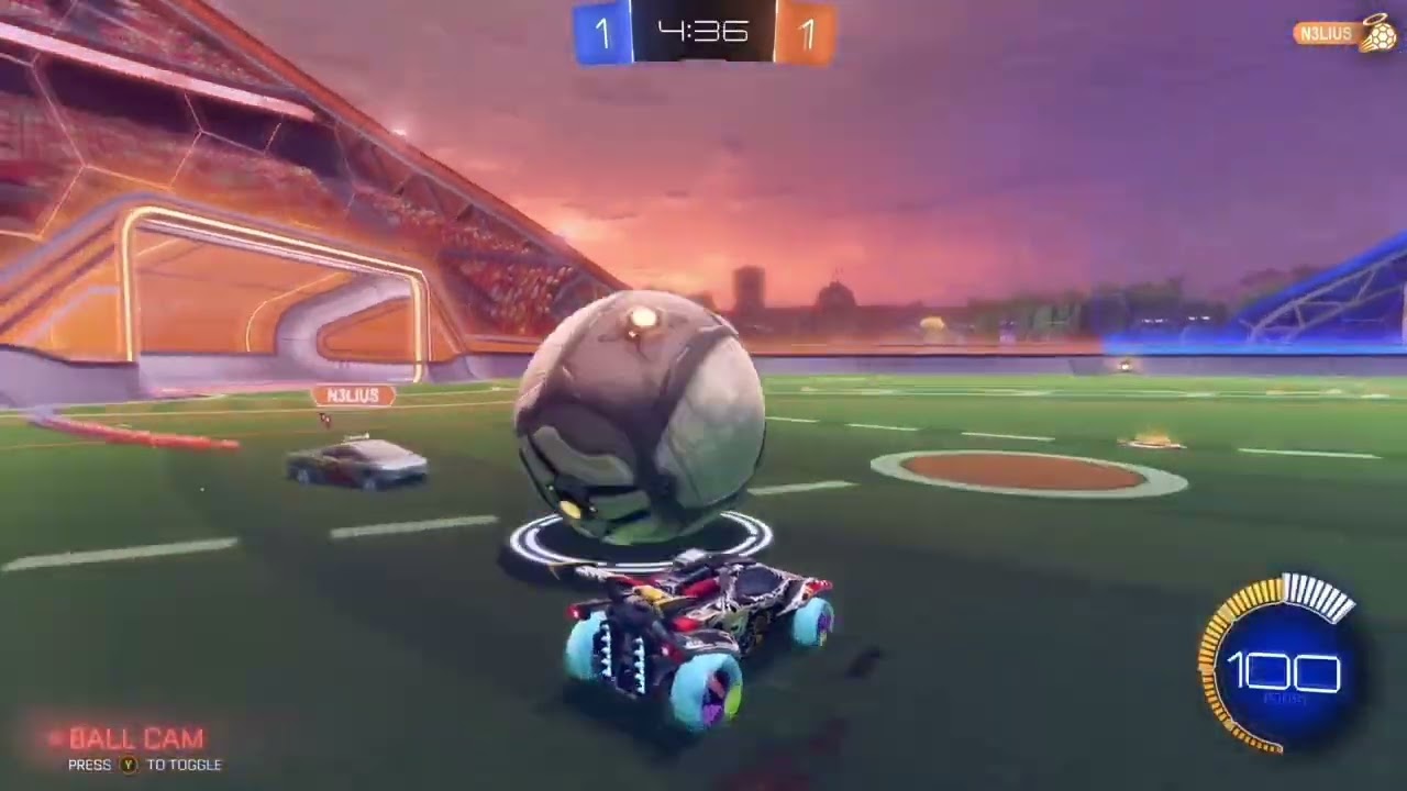 Just Playing 2 games of Rocket League