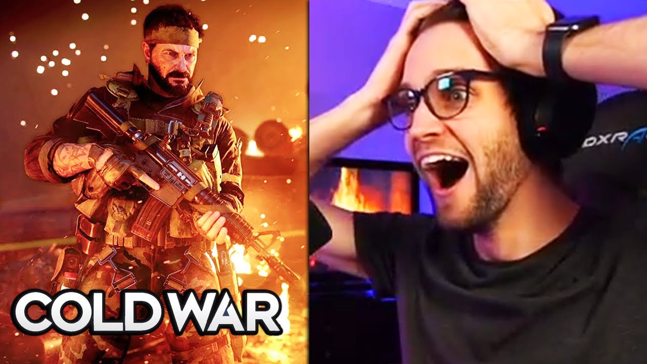 BLACK OPS COLD WAR REVEAL TRAILER REACTION!! (NEW COD Trailer Reaction)