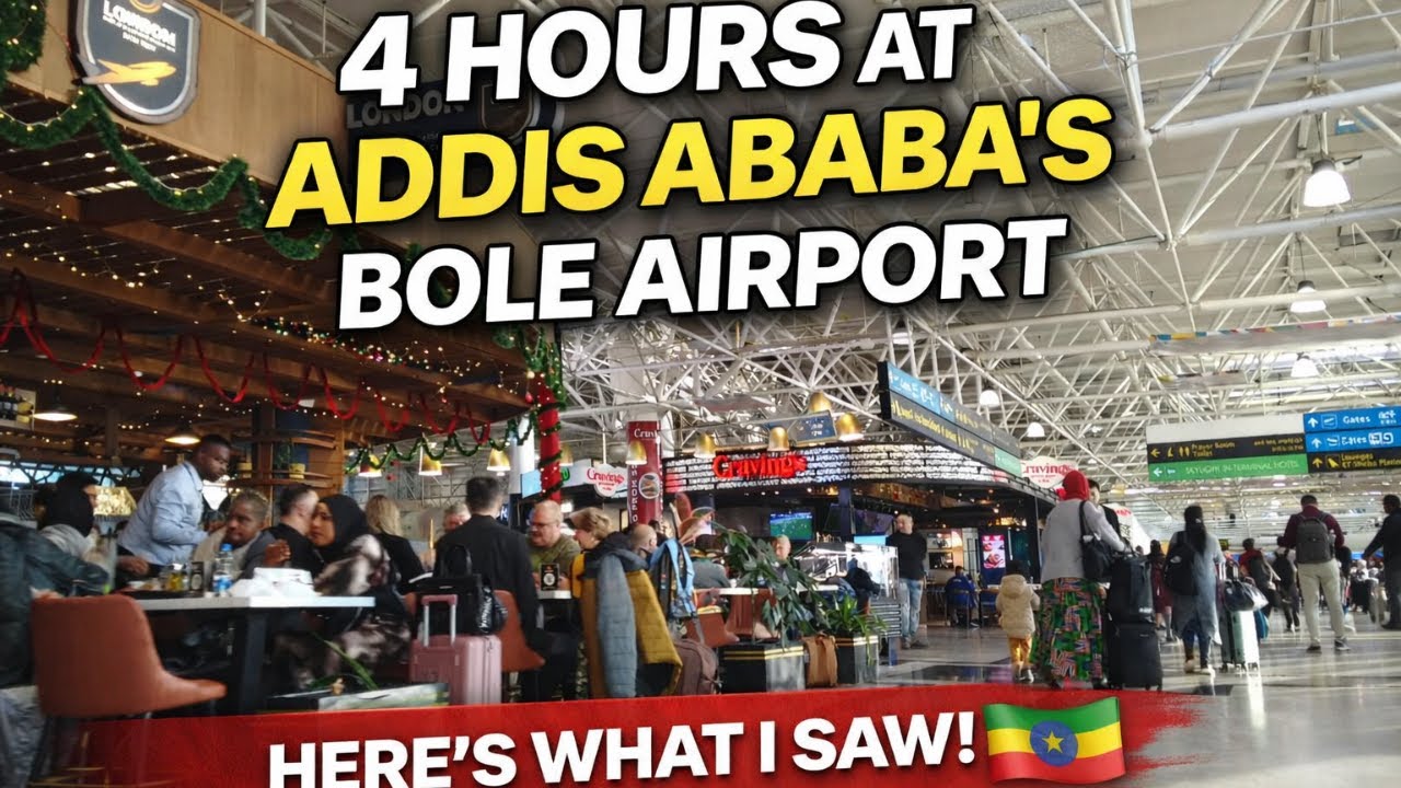 4 Hours at Addis Ababa’s Bole Airport 🇪🇹 | Real Transit Experience🇪🇹