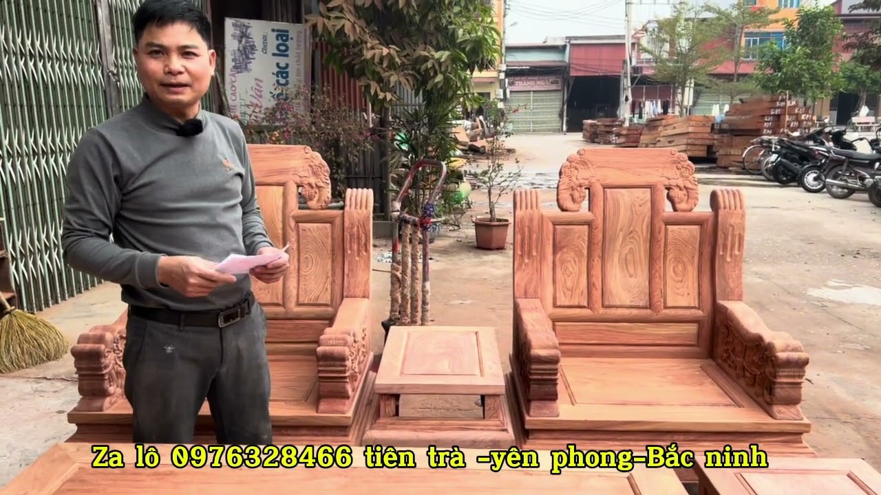 Bộ ghế Âu Á trương voi, em gái Hà nội đặt theo yêu cầu 