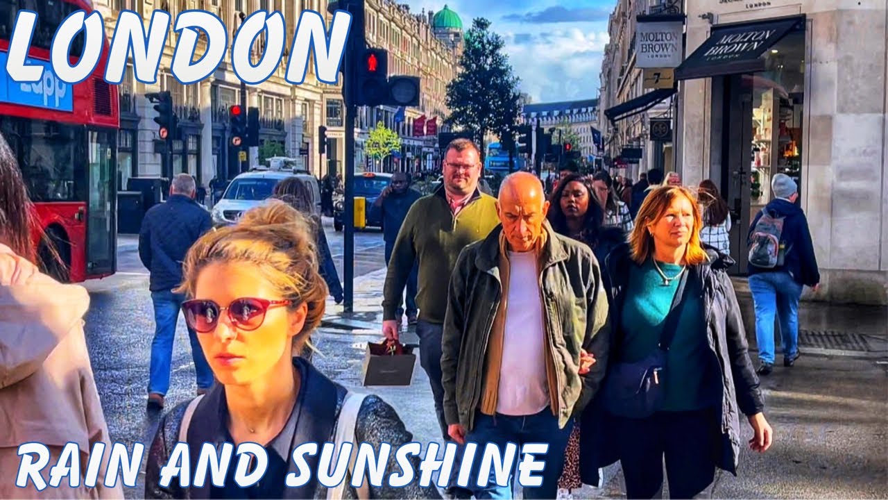 London Rush hour Walk | Walking the Street of London | 4K HDR Virtual Tour 2022