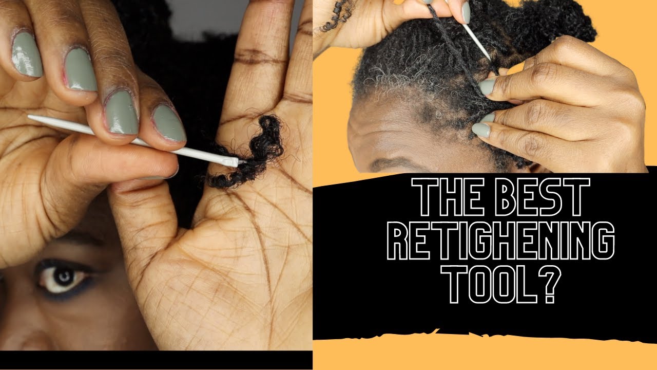 COULD THIS BE THE BEST DIY MICROLOCS RETIGHTENING TOOL EVER???!  AND IT'S AFFORDABLE!!! || Oh Nana!