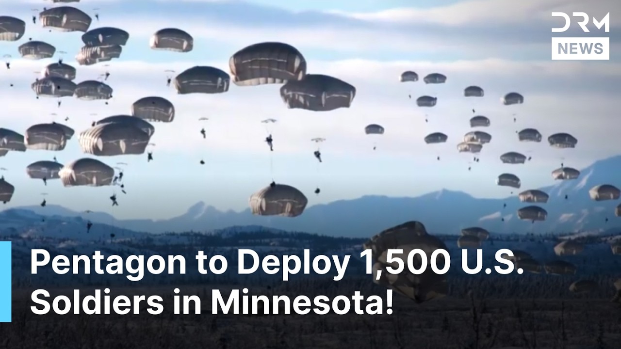 BREAKING: Pentagon Orders 1,500 Soldiers to Standby Amid Minnesota Protests | DRM News | AC1Z