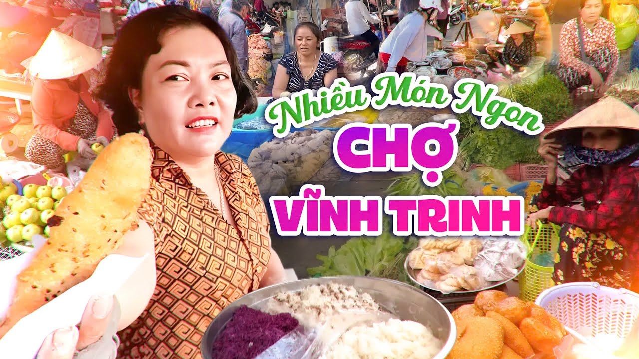 Chợ Vĩnh Trinh – Cần Thơ | Buổi Sáng Tấp Nập, Món Ngon Dân Dã, Gánh Hàng Quê Đậm Chất Miền Tây