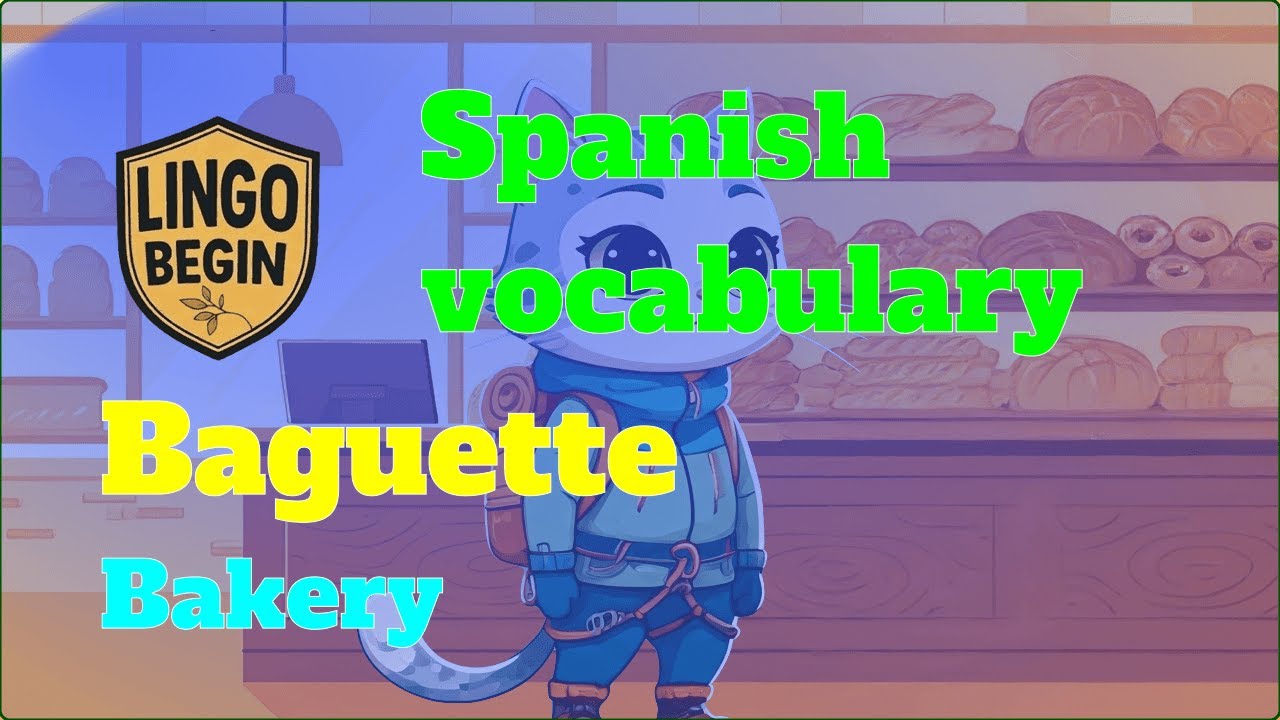 Spanish vocabulary for Beginners | Baguette | Bakery #audiobook #learnspanish #spanish #beginner