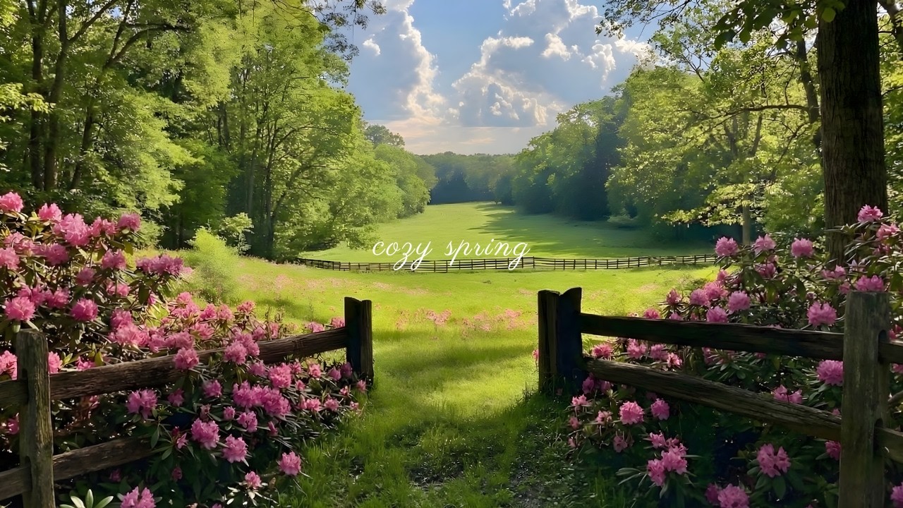 cozy spring vibes 🌿 quiet piano playlist for work & reading