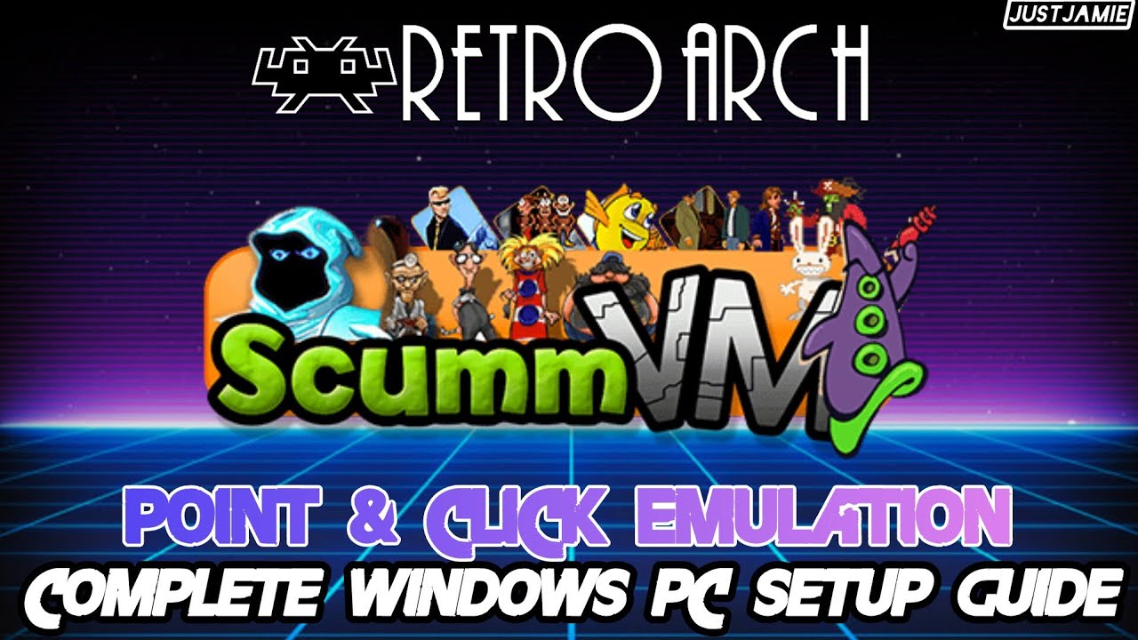Настройка эмуляции ScummVM Retroarch #retroarch #scummvm #emulator
