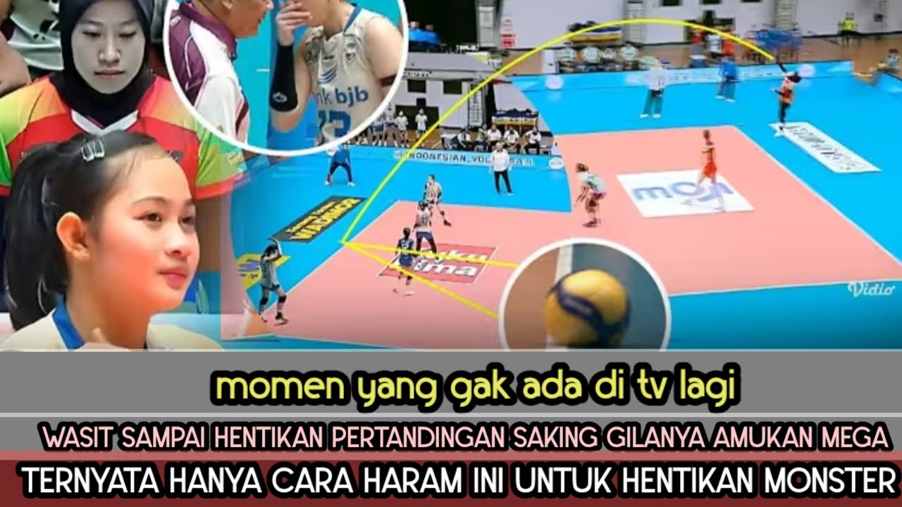 GILA!Wasit Sampai Hentikan Laga,Amukan Megawati Bikin Arena Membeku | Momen Langka Tak Tertangkap TV