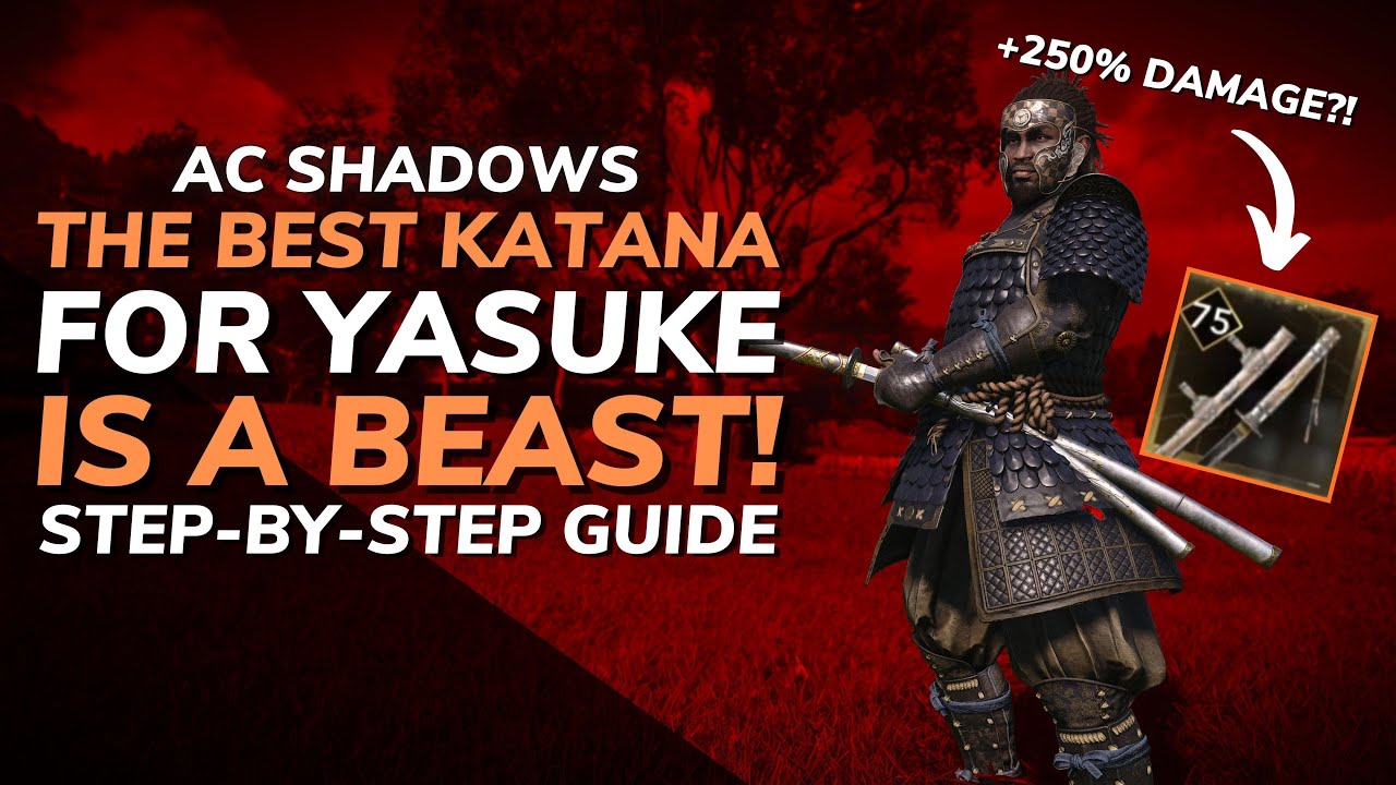 Это ЛУЧШАЯ катана для Ясуке в Assassin’s Creed Shadows (+250% урона!)