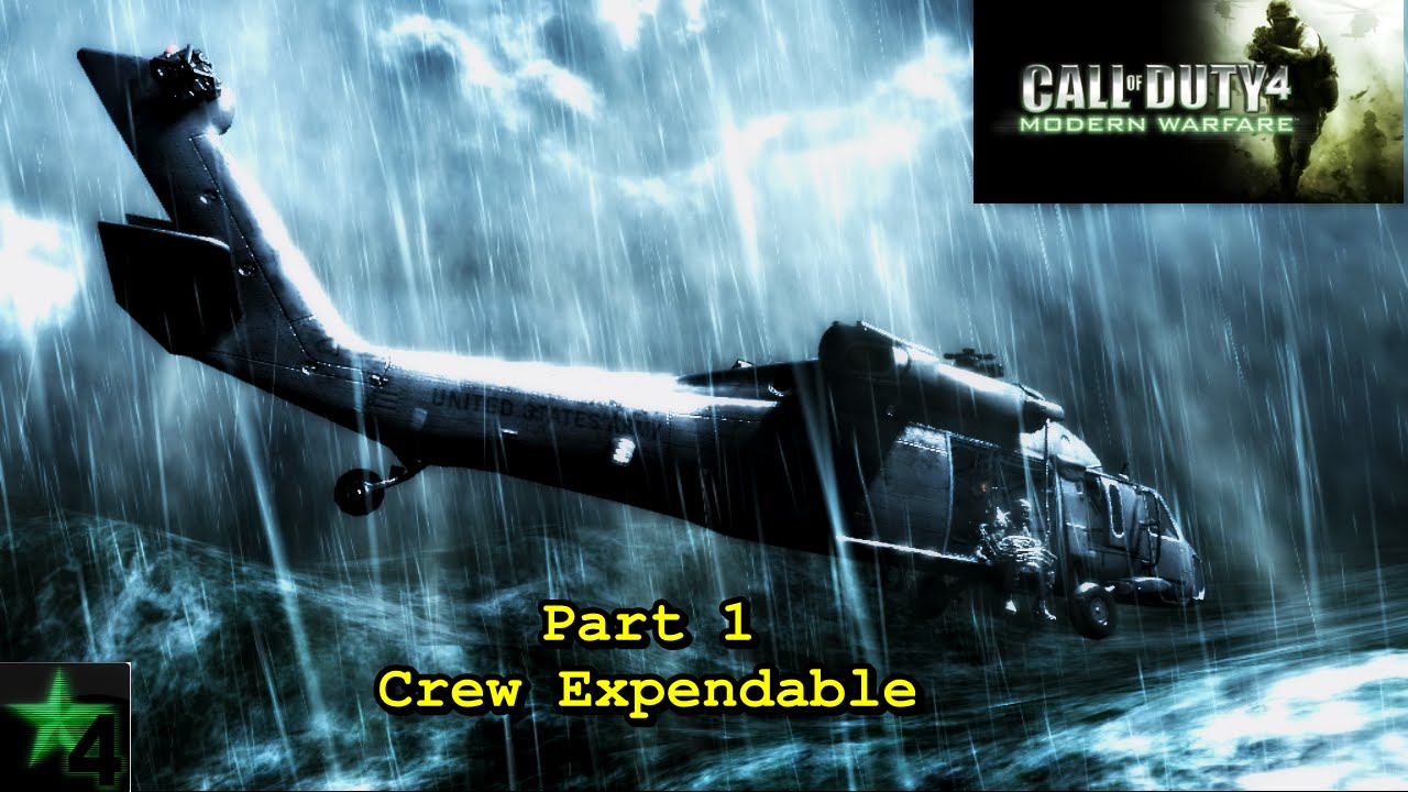 Call of Duty 4: Modern warfare - Mission 1: Crew Expendable (Walkthrough - Gameplay)
