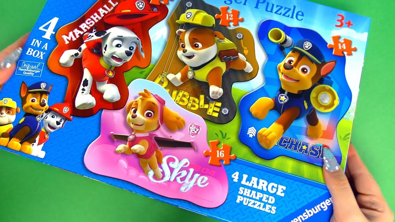 Patrol Characters 4 Large Shaped PuZzles we Unbox & Collect