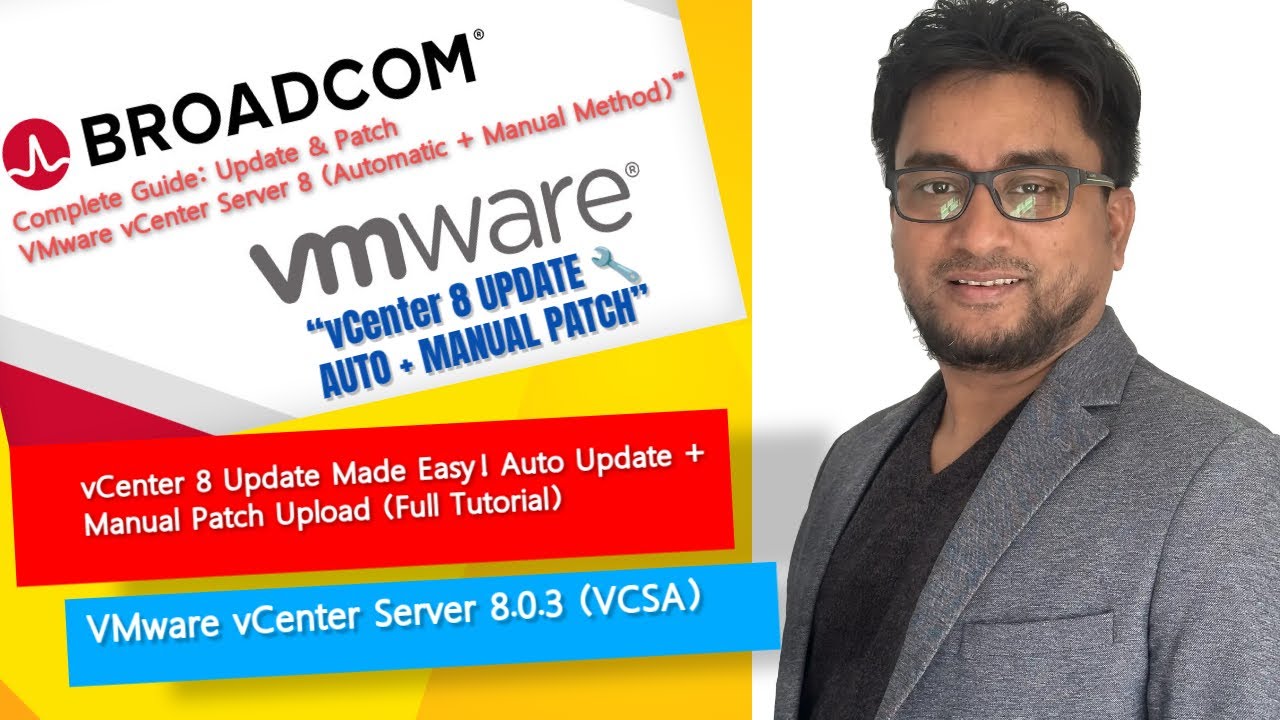 vCenter Server Patching | How to Update VCSA 8 to the Latest Build | Full Patch Installation Guide