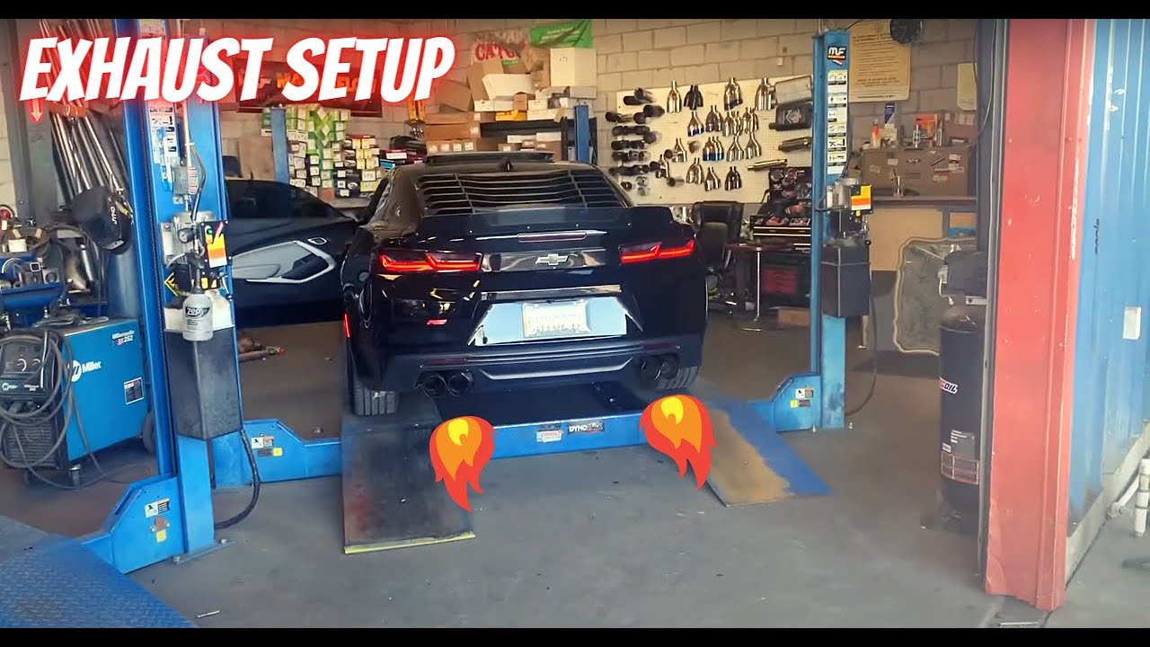 My 2018 Camaro LT RS Exhaust Set Up