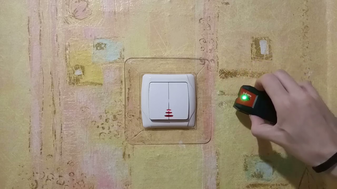 Поиск скрытой проводки с помощью детектора Condtrol Drill Check