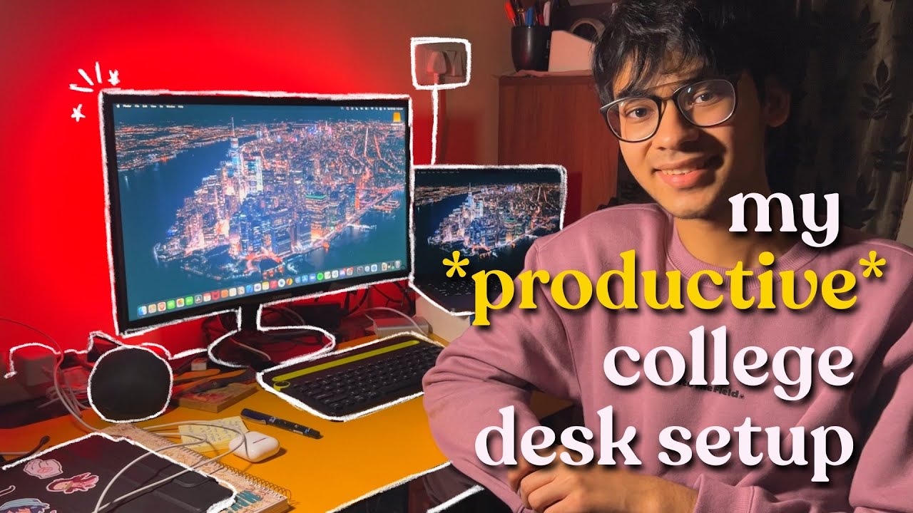 My Productive College Desk Setup | IIIT Hyderabad