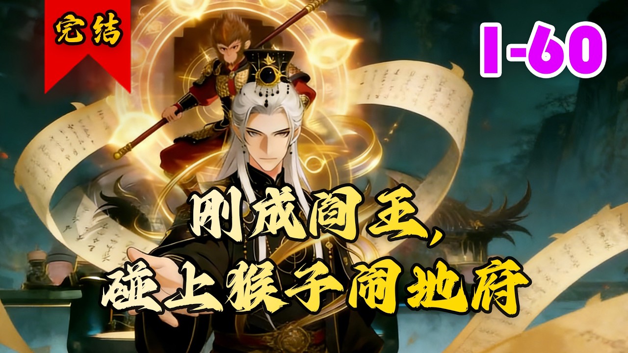 🔥已完结《刚成阎王，碰上猴子闹地府》共60集 | 陆长青发现自己穿越西游的地府，成为后土记名弟子。#都市#脑洞#小徐漫画站
