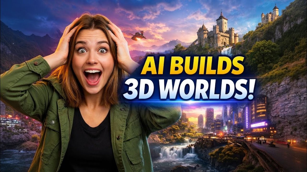 This AI Generates Entire 3D Worlds From One Prompt