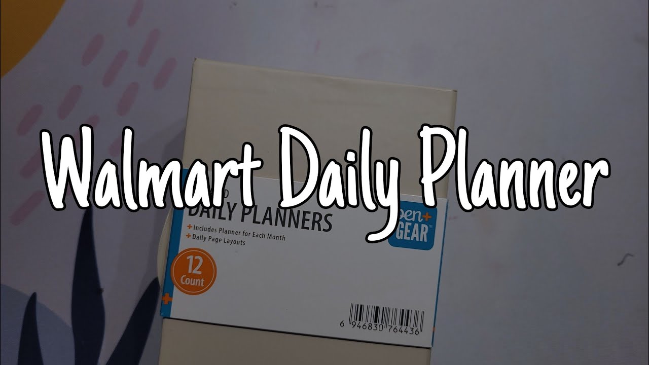 Walmart Pen + Gear Daily Planner | Pocket Traveler's Notebook