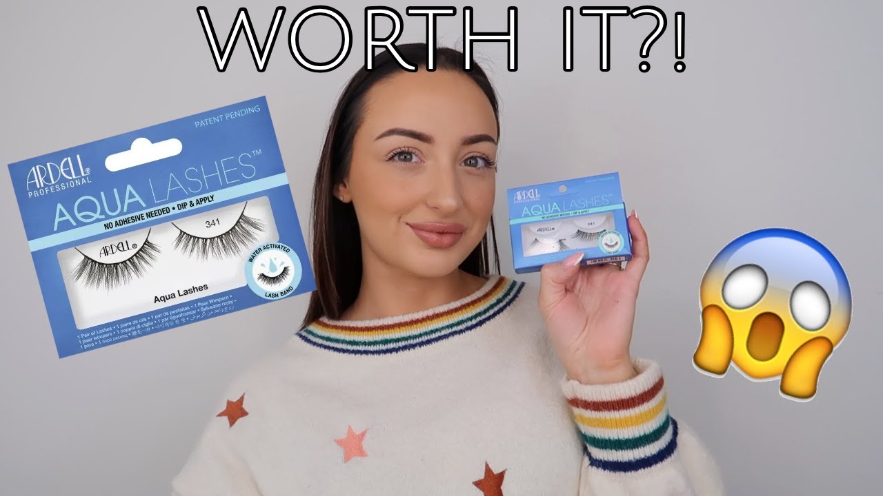 Ardell Aqua Lashes Review +Try On! False Lash Review!