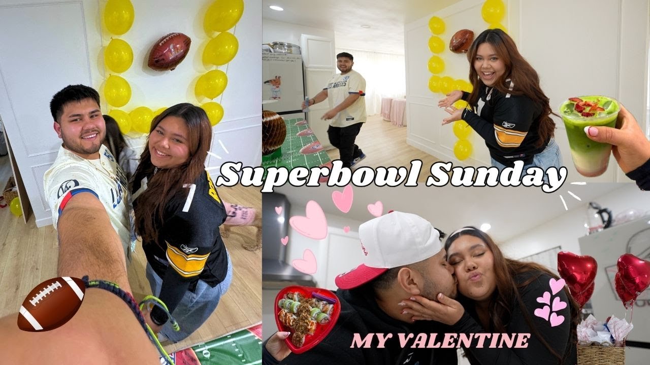 HOSTING THE CUEVAZ FAMILY AT OUR CASA FOR THE SUPER BOWL!!!🏈 &  VALENTINES DAY ❤️