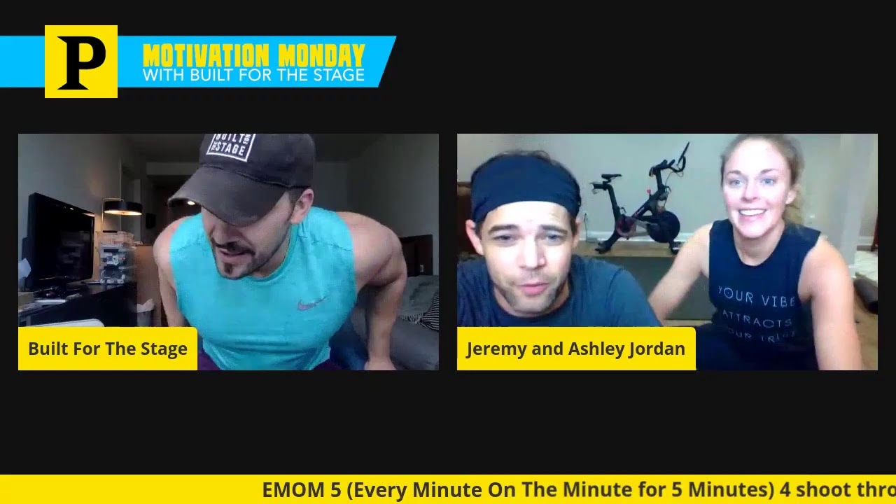 Jeremy Jordan & Ashley Spencer Join Built for the Stage’s Monday Motivation