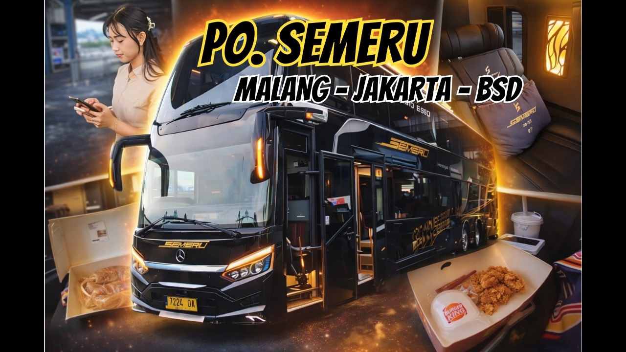 FASILITAS MEWAH DALAM ARMADA MEGAH!!! PO. SEMERU MALANG - JAKARTA - TANGERANG