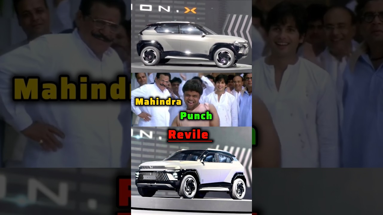 Mahindra reveled future new car vision-x #shorts