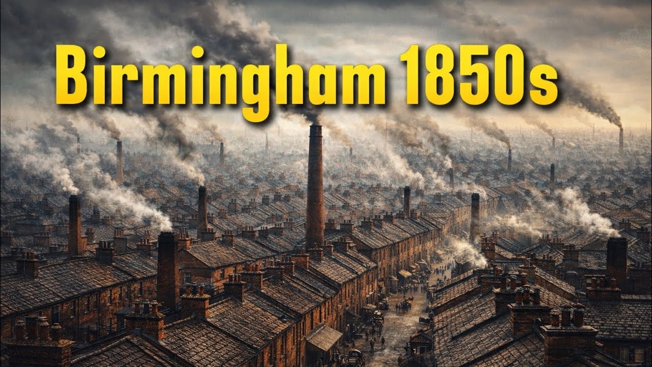 Birmingham in the 1850s - The Workshop of the World (AI Reconstruction)