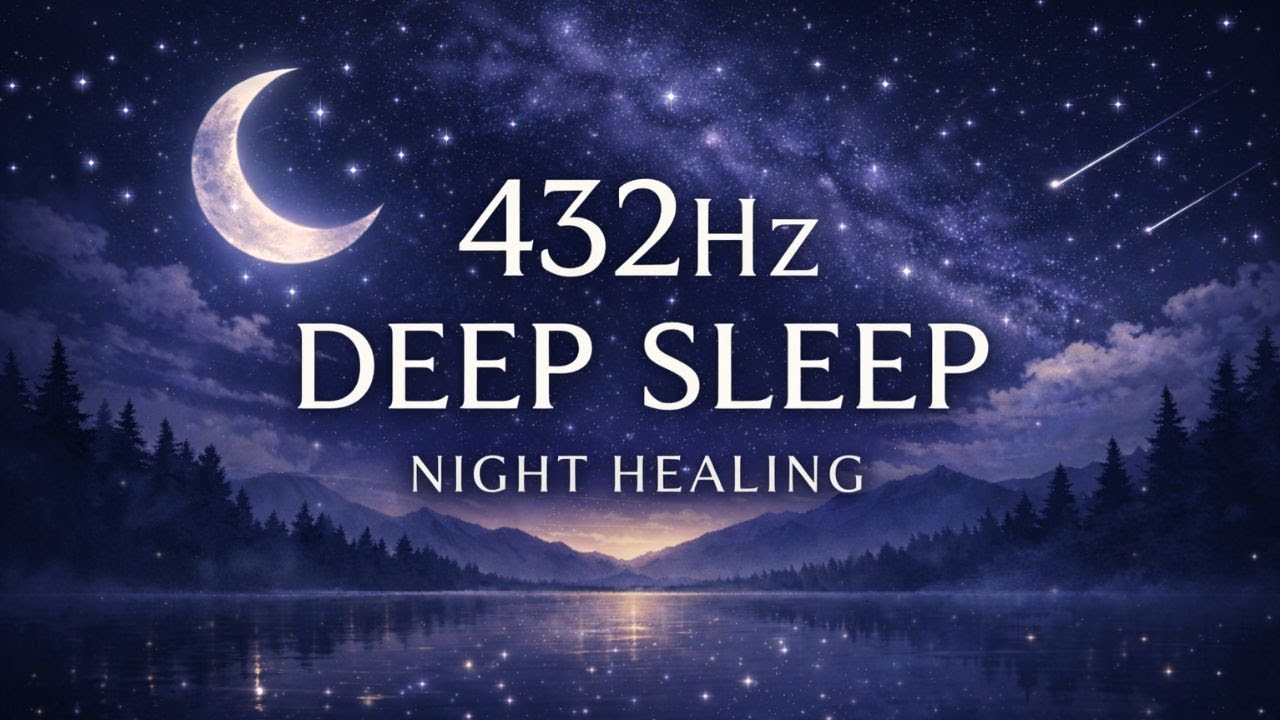 432Hz Deep Sleep Music for Night Healing 🌙 | NightHeal
