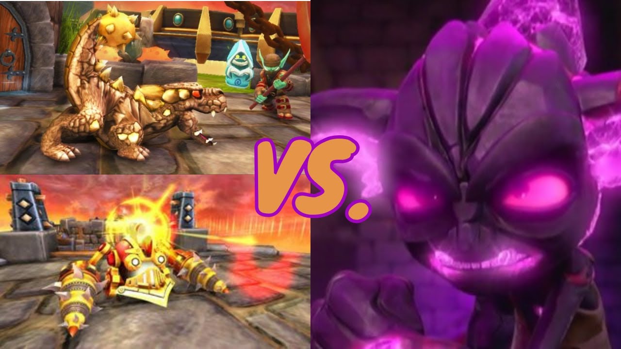 Bash and Drill Sergaent VS. Evil Glumshanks | Skylanders Swap Force