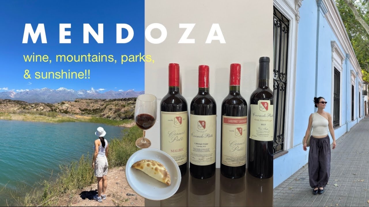 MENDOZA, ARGENTINA travel vlog 🇦🇷🍷 | everything I did and ate in 3 days! (+ winery recs)