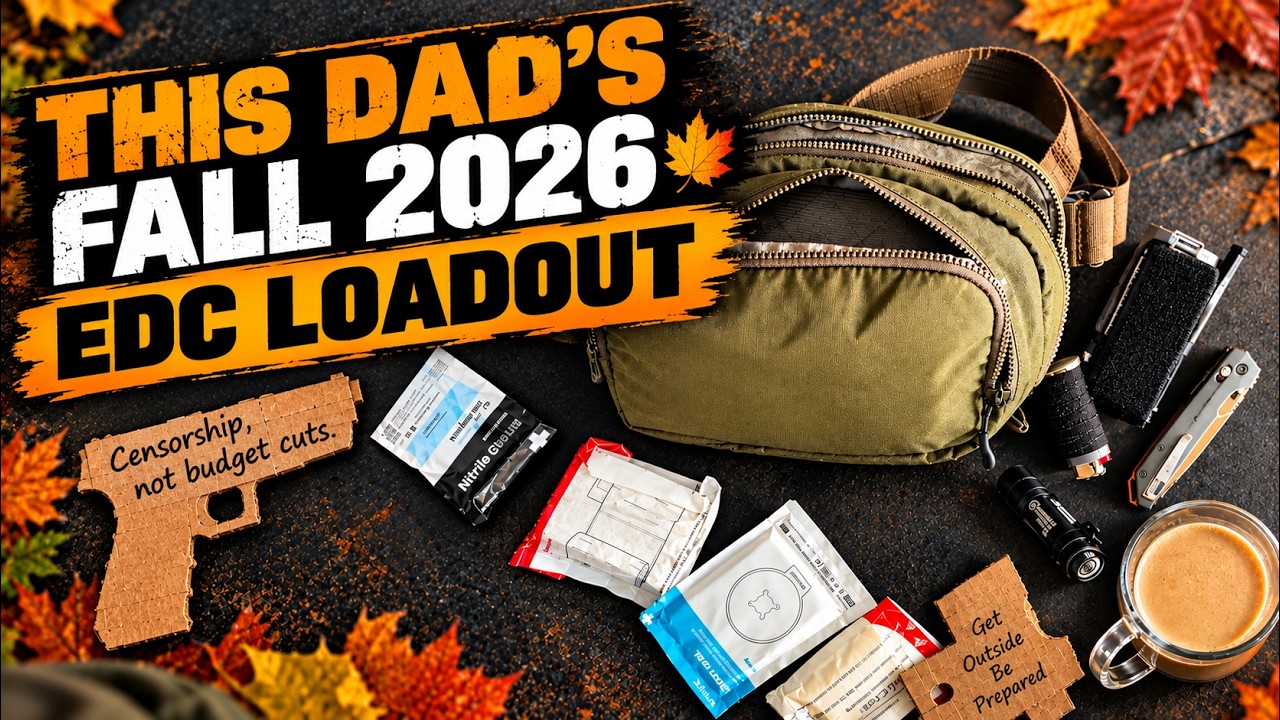 This Dad's Fall 2026 EDC Fanny Pack Setup | My Everyday Carry for Fall & Winter [UPDATED]