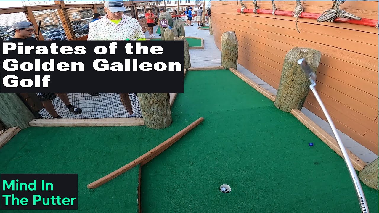 The Search for Treasure! (Pirates of the Golden Galleon Golf in Ocean City NJ) #minigolfcourse